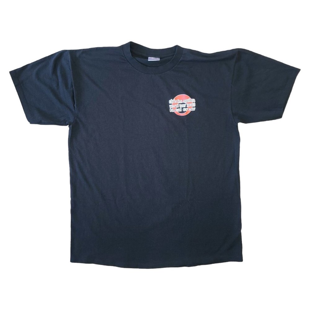 Vintage 2000 Christina Aguilera World Tour Local Crew Shirt